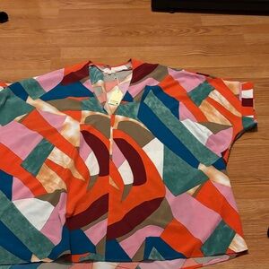 JODIFL Multicolor Abstract Blouse